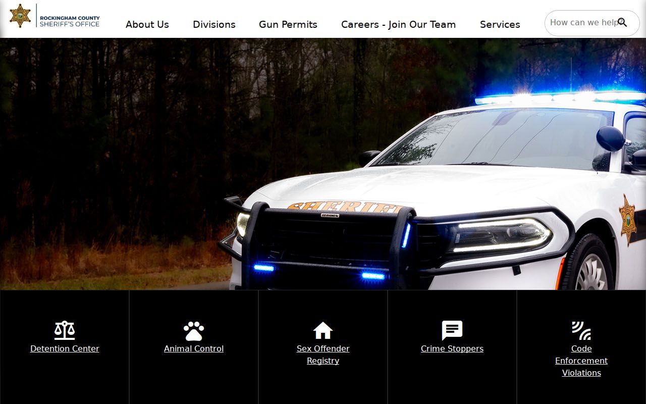 Rockingham County criminal records Sheriff's Office services